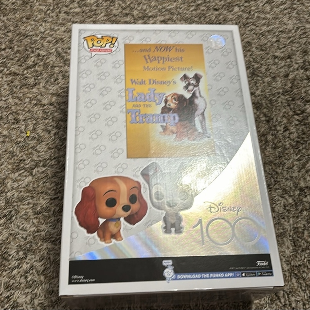 Funko Pop! Movie Poster Edition Disney's "Lady and the Tramp” 100th Anniversary - Picture 12 of 14